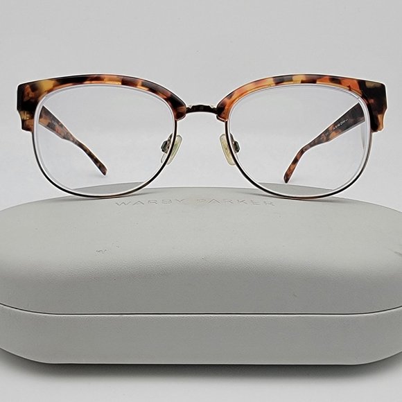 *SOLD* Warby Parker Eliot 3239 Honey Tortoise Vintage Inspired Eyeglasses Frame - Picture 1 of 16